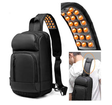 Load image into Gallery viewer, Women's Waterproof Shoulder Backpack 20-35L | PVC Travel Bag with Laptop Sleeve &amp; Air Cushion Strap