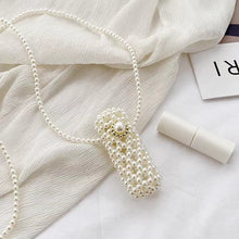 Load image into Gallery viewer, Handwoven Pearl Crossbody Bag