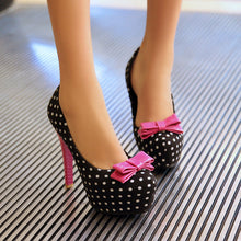 Load image into Gallery viewer, Bow Stiletto High Heels Pointed Toe Women's Dress Shoes