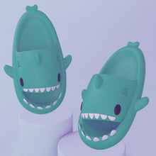Load image into Gallery viewer, Cartoon Shark Slippers Funny Cute Soft EVA Indoor Outdoor Shoes