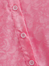 Load image into Gallery viewer, Autumn Women Clothing Surface Jacquard Waist Lace up Office Shirt