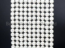 Load image into Gallery viewer, Natural Mother of Pearl beads,  White Pearl Coin, Sku#T59