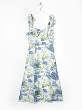 Load image into Gallery viewer, Spring Summer Women Clothing Maxi Dress High Waist Strap Type Drawstring Printed Dress