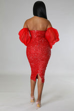 Load image into Gallery viewer, Women Clothing Sexy French Long Sleeve Dress Slim Fit Sequin Hip Tight Sexy