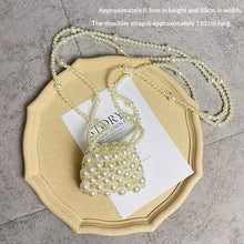 Load image into Gallery viewer, Handwoven Pearl Crossbody Bag
