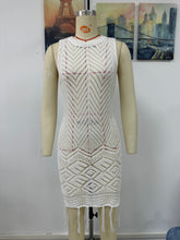 Load image into Gallery viewer, Spring Summer Dress Tassel Hollow Out Cutout Women Knitwear