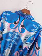 Load image into Gallery viewer, Autumn Women Clothing Long Sleeve V neck Positioning Floral Dress