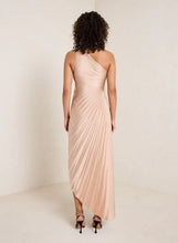 Load image into Gallery viewer, Women Clothing One Shoulder Sun Pleated Satin Dress