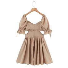 Load image into Gallery viewer, Solid Color Niche Dress Elegant Women Dress Spring Slim Slimming Lace Princess Dress