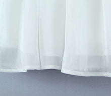 Load image into Gallery viewer, Women White Sexy Tulle Dress Summer Sexy Pleated Tube Top Cami Dress