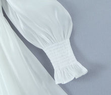 Load image into Gallery viewer, Women White Sexy Tulle Dress Summer Sexy Pleated Tube Top Cami Dress