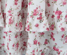 Load image into Gallery viewer, Women Clothing Summer Spicy Puff Sleeve Sexy Pink Printing Waist Dress