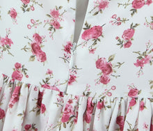Load image into Gallery viewer, Women Clothing Summer Spicy Puff Sleeve Sexy Pink Printing Waist Dress