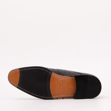 Load image into Gallery viewer, The Porto Alegre Black Leather Derby Men Shoe
