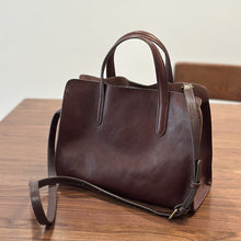 Load image into Gallery viewer, Womens Casual All-Match Tote Bag Made From Full-Grain Cowhide Leather