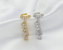 Load image into Gallery viewer, CZ Dangle Earrings, Sku#B202