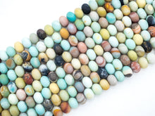 Load image into Gallery viewer, Quality Natural Rondelle Matte Amazonite beads,5x8/8x12mm/15x20,SKU#U231