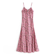 Load image into Gallery viewer, Sexy Niche Design Dress Pink Print Long Dress
