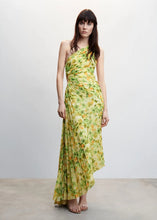 Load image into Gallery viewer, French Best Women Clothes One-Shoulder Floral Printed Pleated Dress