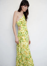 Load image into Gallery viewer, French Best Women Clothes One-Shoulder Floral Printed Pleated Dress