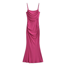 Load image into Gallery viewer, Sexy Sexy Pleated Boning Corset Strap Dress Summer Waisted Slim Fit Package Hip Dress