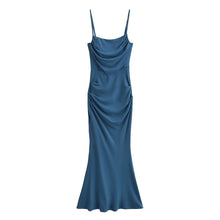 Load image into Gallery viewer, Sexy Sexy Pleated Boning Corset Strap Dress Summer Waisted Slim Fit Package Hip Dress