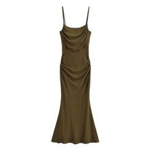 Load image into Gallery viewer, Sexy Sexy Pleated Boning Corset Strap Dress Summer Waisted Slim Fit Package Hip Dress