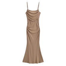 Load image into Gallery viewer, Sexy Sexy Pleated Boning Corset Strap Dress Summer Waisted Slim Fit Package Hip Dress