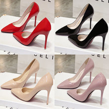 Load image into Gallery viewer, Pointed Toe Stiletto Heels