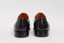 Load image into Gallery viewer, The Neiva Black &amp; White Wingtip Semi Brogue Derby Men Shoe