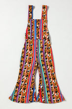 Load image into Gallery viewer, Girl Leopard Serape Jumpsuit