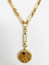 Load image into Gallery viewer, Mixed Paperclip Fancy Gold Chain, sku#M406