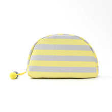 Load image into Gallery viewer, Striped Fashionable Shell-Shaped Makeup Bag