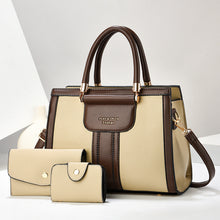 Load image into Gallery viewer, Women's Versatile Summer Tote Bag – Multi-Pocket PU Leather Crossbody Set