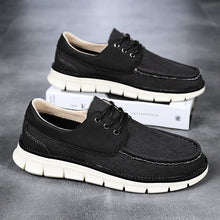 Load image into Gallery viewer, Men's Breathable Canvas Casual Shoes - Lightweight Lace-Up Sneakers for Everyday Wear