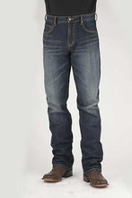Load image into Gallery viewer, Stetson 1210 Straight Fit with X Pocket (Dark Wash) - Men's Jeans