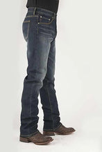 Load image into Gallery viewer, Stetson 1210 Straight Fit with X Pocket (Dark Wash) - Men's Jeans