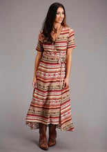 Load image into Gallery viewer, Stetson Sunset Serape Aztec Print - Women's Long Dress