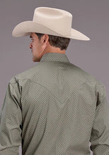 Load image into Gallery viewer, Stetson 2517 Smoke Diamonds (Grey) - Men's Western Shirt