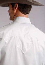 Load image into Gallery viewer, Stetson 0158 Optic Poplin (White) - Men's Western Shirt