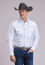 Load image into Gallery viewer, Stetson 2768 Soft Oxford (White) - Men's Western Shirt
