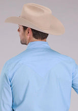 Load image into Gallery viewer, Stetson 2611 Fine Line (Blue) - Men's Western Shirt