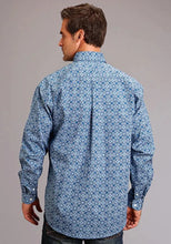 Load image into Gallery viewer, Stetson Royal Baroque (Blue) - Men's Western Shirt