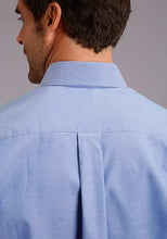 Load image into Gallery viewer, Stetson 3868 Solid Oxford (Blue) - Men's Western Shirt