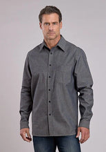 Load image into Gallery viewer, Stetson Chambray Button Front (Navy) - Men's Western Shirt