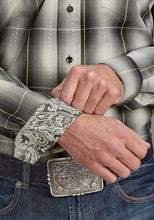 Load image into Gallery viewer, Stetson 02228 Coal Ombre (Black) - Men's Western Shirt
