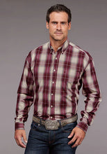 Load image into Gallery viewer, Stetson 2038 Chianti Ombre (Wine) - Men's Western Shirt