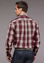 Load image into Gallery viewer, Stetson 2038 Chianti Ombre (Wine) - Men's Western Shirt