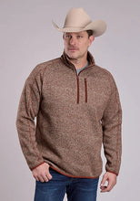 Load image into Gallery viewer, Stetson 2800 Quarter Zip (Rust) - Men's Knit Sweater
