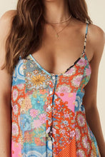 Load image into Gallery viewer, Spring Summer Elegant Women Clothing Strap Type Sleeveless V neck Swing Dress